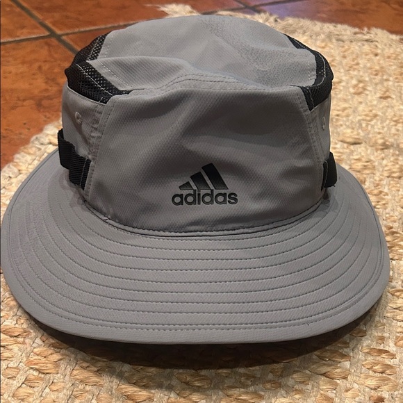 Adidas Gray Performance Bucket Hat - Picture 2 of 11